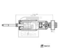 FEBI BILSTEIN 194151 Ammortizzatore