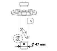 Ammortizzatore KYB 3338013 sinistro