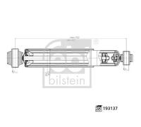 febi bilstein 193137 - Ammortizzatore, 1 pezzo