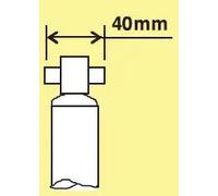 Kayaba Ammortizzatore posteriore 553337 per Mercedes-Benz Vito dal 2003 - occhiello superiore