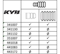 Ammortizzatore Assale posteriore per AUDI 80