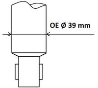 Ammortizzatore Assale posteriore per CITROËN OPEL PEUGEOT VAUXHALL 2008 C3 AIRCR
