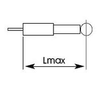Ammortizzatore Assale posteriore Spina superiore 343233 KYB per RENAULT 19 I
