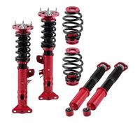Ammortizzatore Assetto Coilover Con Ammortizzatore Regolabile, Ammortizzatori A 24 Vie Regolabili Per BMW Serie 3 E36 1990-1999 Sospensione Pneumatica(Rosso)