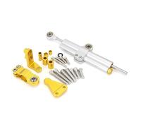 Ammortizzatore CNC Staffa Stabilizzatrice Ammortizzatore Sterzo Moto CNC Per Aprilia RS 660 RS660 2021-2023 Kit Supporto Montaggio Tampone Sterzo Smorzamento Supporto(SET 6)