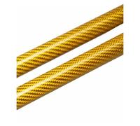 Ammortizzatore Cofano Anteriore Per BMW Serie 7 E65 Berlina Cofano Anteriore Strutture Supporti Sollevamento Asta Puntello Ammortizzatori Gas Molle A Gas Cappa(Yellow Carbon Fiber)