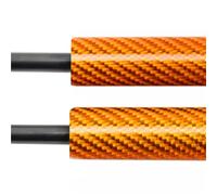 Ammortizzatore Cofano Posteriore Per SEAT Per Ibiza Per Mk4 6J 6P SportCoupe 2008 2009 2010-2017 Asta Supporto Sollevamento Bagagliaio Ammortizzatore Pistone Portellone Posteriore(Orange Carbon Fiber)
