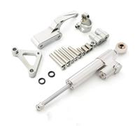 ammortizzatore Compatibile Con DUCATI Per Monster 696 Stabilizzatore Ammortizzatore Di Sterzo In Fibra Di Carbonio Ammortizzatori Per Moto Kit Di Supporto Staffa Di Montaggio