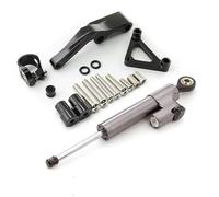 ammortizzatore Compatibile Con DUCATI Per Monster 696 Stabilizzatore Ammortizzatore Di Sterzo In Fibra Di Carbonio Ammortizzatori Per Moto Kit Di Supporto Staffa Di Montaggio