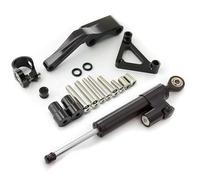 ammortizzatore Compatibile Con DUCATI Per Monster 696 Stabilizzatore Ammortizzatore Di Sterzo In Fibra Di Carbonio Ammortizzatori Per Moto Kit Di Supporto Staffa Di Montaggio