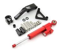 ammortizzatore Compatibile Con DUCATI Per Monster 696 Stabilizzatore Ammortizzatore Di Sterzo In Fibra Di Carbonio Ammortizzatori Per Moto Kit Di Supporto Staffa Di Montaggio