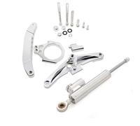 ammortizzatore Compatibile con Yamaha per 2006-2015 2007 2008 Ammortizzatore di sterzo in fibra di carbonio Stabilizzatore Kit staffa di supporto per montaggio lineare