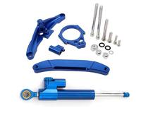 ammortizzatore Compatibile con Yamaha per 2006-2015 2007 2008 Ammortizzatore di sterzo in fibra di carbonio Stabilizzatore Kit staffa di supporto per montaggio lineare