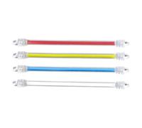 Ammortizzatore da tennis, ammortizzatore per racchette, stabilizzatore di vibrazioni, 4 corde in silicone, accessori da tennis, per riduzione del rumore, per comfort, controllo del gioco, allenamento
