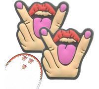 Ammortizzatore da tennis, confezione da 2 ammortizzatori in silicone, divertente fumetto, per racchette da tennis, accessori per la riduzione del rumore per giocatori di campionato