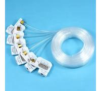 Ammortizzatore del tubo dell'inchiostro di 6 colori per Epson R330 L800 L805 L1800 R1390 Filtro dell'inchiostro/Dumper con tubo di inchiostro tubo DX4 tubo tubo tubo ammortizzatore