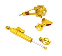 Ammortizzatore Di Sterzo Kit Di Montaggio Per Ammortizzatore Stabilizzatore Sterzo Moto, Staffa Di Controllo Di Sicurezza Invertito Per CBR600 F4i 1999-2003(Yellow)
