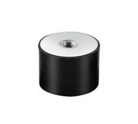 Ammortizzatore filettato in gomma Ammortizzatore in gomma a testa singola, filo interno, cuscinetto antivibrante, vite M3, M4, M5, M6, M8, bobina, isolatore, smorzatore(DE25X20XM8)