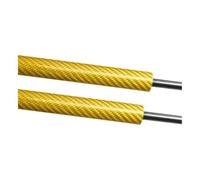 Ammortizzatore Gas Supporto Di Sollevamento Per Portellone Posteriore Ammortizzatore Idraulico Aste Per Corvette C4 1984-1995 1996(Yellow carbon fiber)