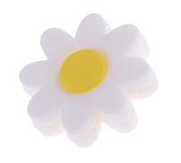 Ammortizzatore in silicone ammortizzatore di vibrazioni per racchetta da tennis a forma di fiore, 1 pezzo, bianco