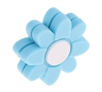 Ammortizzatore in silicone ammortizzatore di vibrazioni per racchetta da tennis a forma di fiore 1 pezzo- azzurro