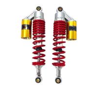 Ammortizzatore kit Adatto per Honda Adatto per Yamaha R100 R75/5 2 pezzi 340mm 8mm ammortizzatore per moto Ammortizzatore Motociclette(Red silver)