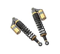 Ammortizzatore Moto 1 Coppia Ammortizzatori Ad Aria Da 400 Mm Per Moto Strada Scooter Ciclomotori ATV 150 Cc A 750 Cc(Black yellow)