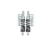 Ammortizzatore Moto 1 Coppia Ammortizzatori Idraulici Posteriori A Molla Invertiti Per Scooter Da 285 Mm(Bianco)