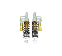 Ammortizzatore Moto 1 Coppia Ammortizzatori Idraulici Posteriori A Molla Invertiti Per Scooter Da 285 Mm(Yellow)