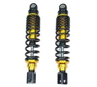 Ammortizzatore Moto 1 Coppia Di Ammortizzatori Posteriori Regolabili Con Smorzamento Integrato Per Scooter Elettrici(Yellow fork 290mm)