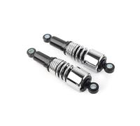 Ammortizzatore Moto 2 Pezzi Per Touring Road King Sportster XL 883 1200 267 Mm Ammortizzatori Posteriori Per Motocicletta Sospensione(Black Chrome)