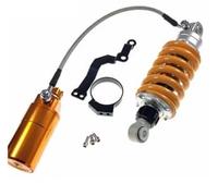 Ammortizzatore Moto 205/235/260/285mm Moto Ammortizzatori Ad Aria Sospensione Posteriore Per Kawasaki Msx125 Sf Per Benelli TNT125 135 CF250SR Sospensione Ammortizzatore(235mm Yellow)