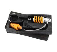 Ammortizzatore Moto 205 Mm 235 260 285 Moto Ammortizzatori Ad Aria Sospensione Posteriore Per Kawasaki Per Msx125 Per Sf Z125 Pro Bici Sospensione Ammortizzatore(Grigio scuro)