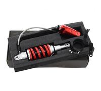 Ammortizzatore Moto 205 Mm 235 260 285 Moto Ammortizzatori Ad Aria Sospensione Posteriore Per Kawasaki Per Msx125 Per Sf Z125 Pro Bici Sospensione Ammortizzatore(BIANCO)