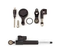 Ammortizzatore moto Compatibile Con Yamaha Per YZF R1 02-16 Per YZF R6 06-20 Ammortizzatori Motociclette Kit Di Supporto Staffa Montaggio Stabilizzatore Dello Sterzo Accessori Universali(Black)
