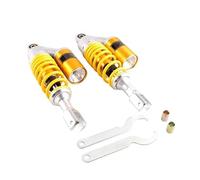 Ammortizzatore Moto Coppia Di Ammortizzatori Ad Aria Posteriori Universali Per Moto Da 280 Mm, Sospensioni ATV Quad Scooter Kart Dirt Sport Bikes Sospensione Ammortizzatore(Giallo)
