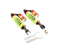 Ammortizzatore Moto Universale Motociclo 320 MILLIMETRI 12.5 "Coppia Posteriore Ammortizzatori Ad Aria Sospensione ATV Quad Scooter Kart Dirt Moto Sportive Sospensione Ammortizzatore(Orange Green)