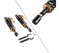 Ammortizzatore Moto Universale Motociclo 415 MILLIMETRI Coppia Posteriore Ammortizzatori Ad Aria Sospensione ATV Quad Scooter Kart Dirt Moto Sportive Sospensione Ammortizzatore(Black gold)