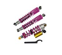 Ammortizzatore Motociclette 1 set di ammortizzatori anteriori e posteriori a molla rosa per Banshee per YFZ 350 1987-2010