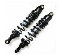 Ammortizzatore Motociclette Per Suzuki Dispositivo Di Smorzamento Sospensione Ammortizzatore Una Coppia 330mm 340mm 350mm 360mm 8mm Molla Moto Regolabile Posteriore(330mm black)