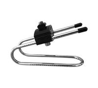 Ammortizzatore Mtb Ammortizzatore Sospensione del sedile Non facile da deformare 2 colori Dispositivo di sospensione della sella bicicletta for mountain bike(Silver)