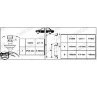 Ammortizzatore Occhiello superiore V2131 MONROE per FIAT PEUGEOT CITROËN