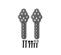 Ammortizzatore Per 1/10 RC Crawler Axial SCX10 90046 90047 D90 D110 Parte Aggiornamento Ammortizzatore Metallo Alluminio Regola Altezza Angolo Supporto(2pcs Gray)
