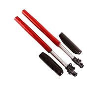 Ammortizzatore Per Apollo Dirt Pit Bike CRF KLX Anteriore Rovesciato 710MM Forcella Ammortizzatore Con Copertura Protettiva(Red)