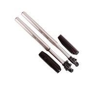 Ammortizzatore Per Apollo Dirt Pit Bike CRF KLX Anteriore Rovesciato 710MM Forcella Ammortizzatore Con Copertura Protettiva(Silver)