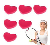 Ammortizzatore per racchetta da tennis, a forma di cuore, antivibrazioni, smorzatore di corde da tennis, efficace ammortizzatore di vibrazioni da tennis, da tennis per allenamento in