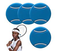 Ammortizzatore per racchetta da tennis, in silicone, per racchette da tennis, 4 ammortizzatori divertenti in silicone, accessori portatili per papà e fidanzato