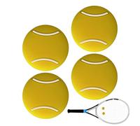 Ammortizzatore per racchetta da tennis, in silicone, per racchette da tennis, 4 ammortizzatori divertenti in silicone, accessori portatili per papà e fidanzato