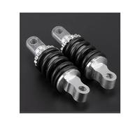 Ammortizzatore Per Scooter Elettrico Go Kart Dirt Pocket Bike 105MM Ammortizzatore Sospensione Posteriore 6mm Molla Universale Accessori Per Moto(2 pcs black)