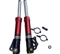 Ammortizzatore Per Scooter Nmax RSZ FORCE Niu N1S Modifica E-Scooter 27 Core 370mm Forcella Anteriore Regolabile Ammortizzatore Anteriore(27 core 370mm Red)